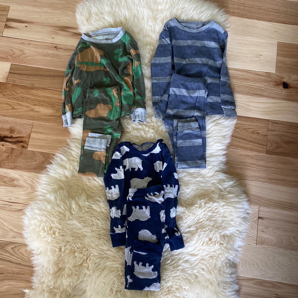 3R Carter’s Little Boys, toddler pajamas in long sleeve and long pants kid